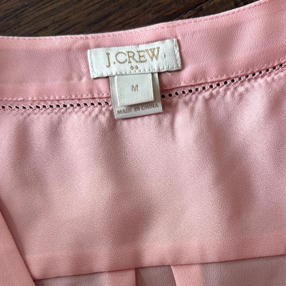 JCrew Women's Pink Blouse - Picture 2 of 4